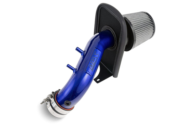 HPS Performance Air Intake Kit with Heat Shield, Blue, 827-737BL