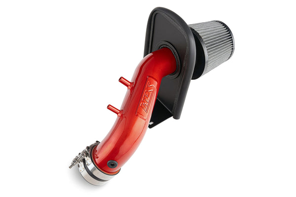 HPS Performance Air Intake Kit with Heat Shield, Red, 827-737R