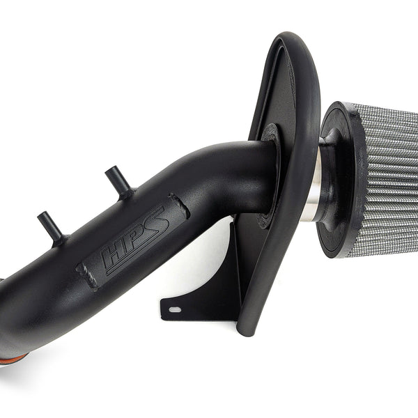 HPS Performance Air Intake Kit with Heat Shield Black 827-737WB