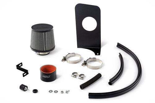 HPS Performance Air Intake Kit with Heat Shield, Red, 827-737R