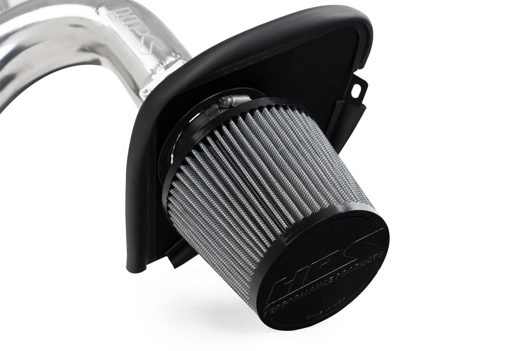 HPS Performance Air Intake Kit with Heat Shield, Black, 827-738WB