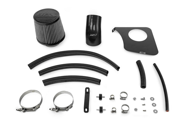 HPS Performance Air Intake Kit with Heat Shield, Black, 827-738WB