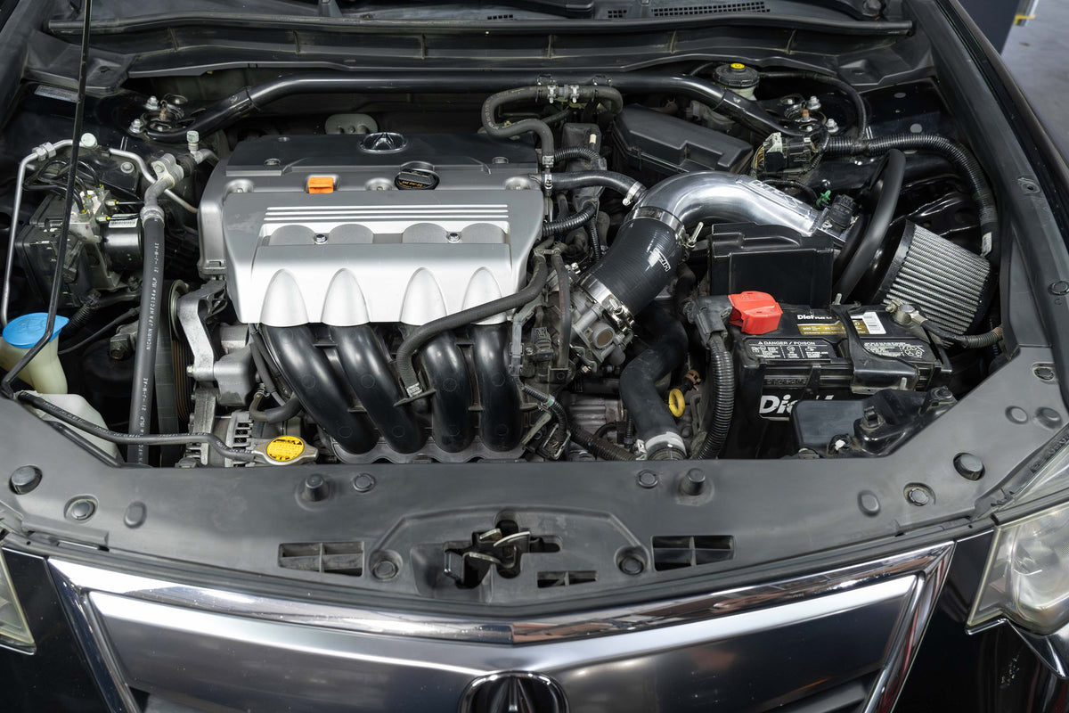 HPS Performance Air Intake Kit with Heat Shield (Black) - Acura TSX / Honda Accord (2009-2014 / 2008-2012)