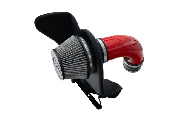 HPS Performance Air Intake Kit with Heat Shield, Red, 827-739R