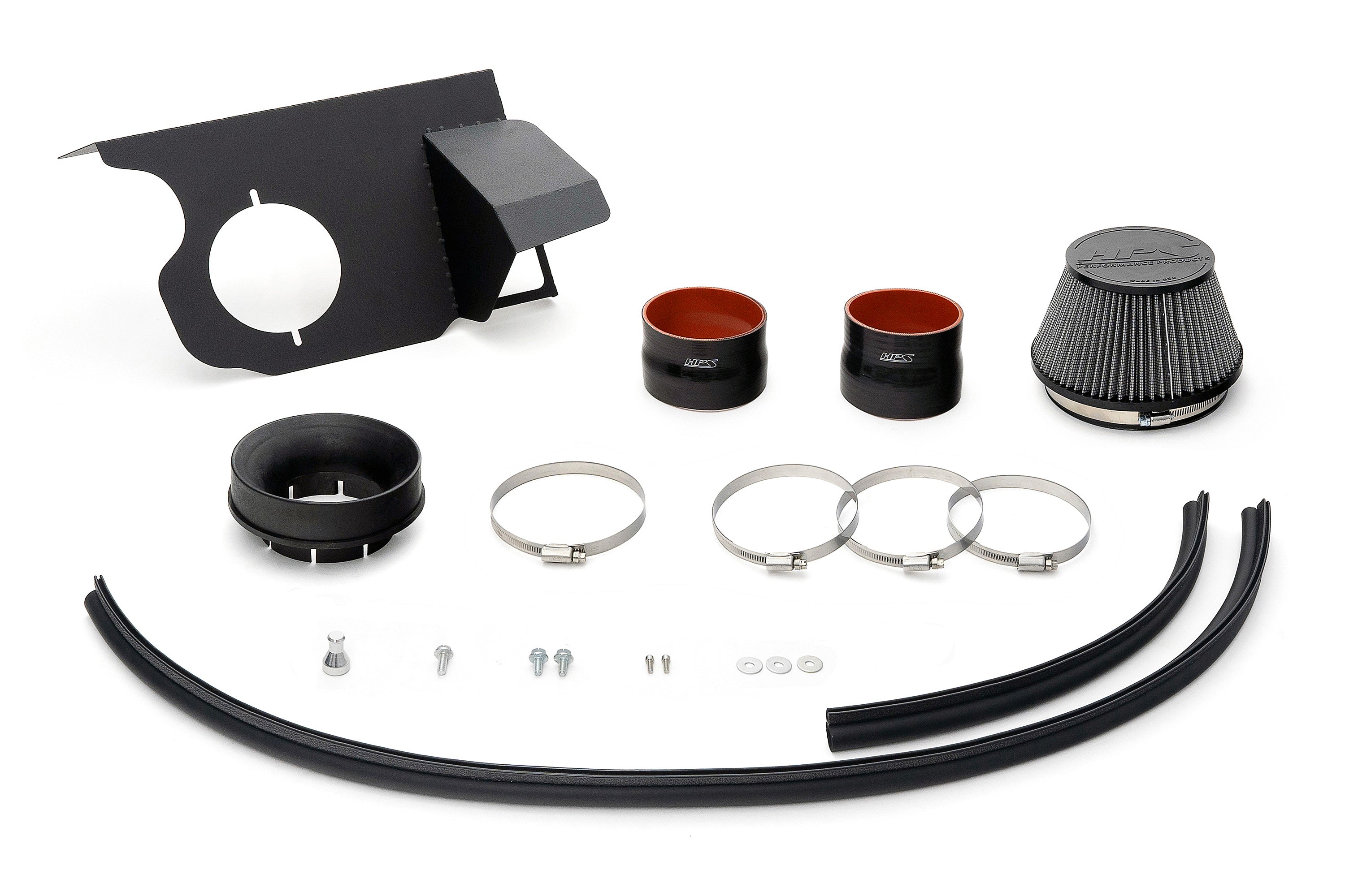 HPS Performance Air Intake Kit with Heat Shield (Polished) - BMW X7 - (2023-2024)