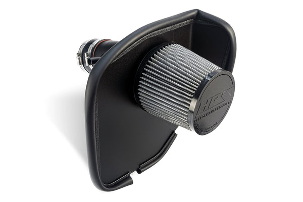 HPS Performance Air Intake Kit with Heat Shield, Red, 827-740R
