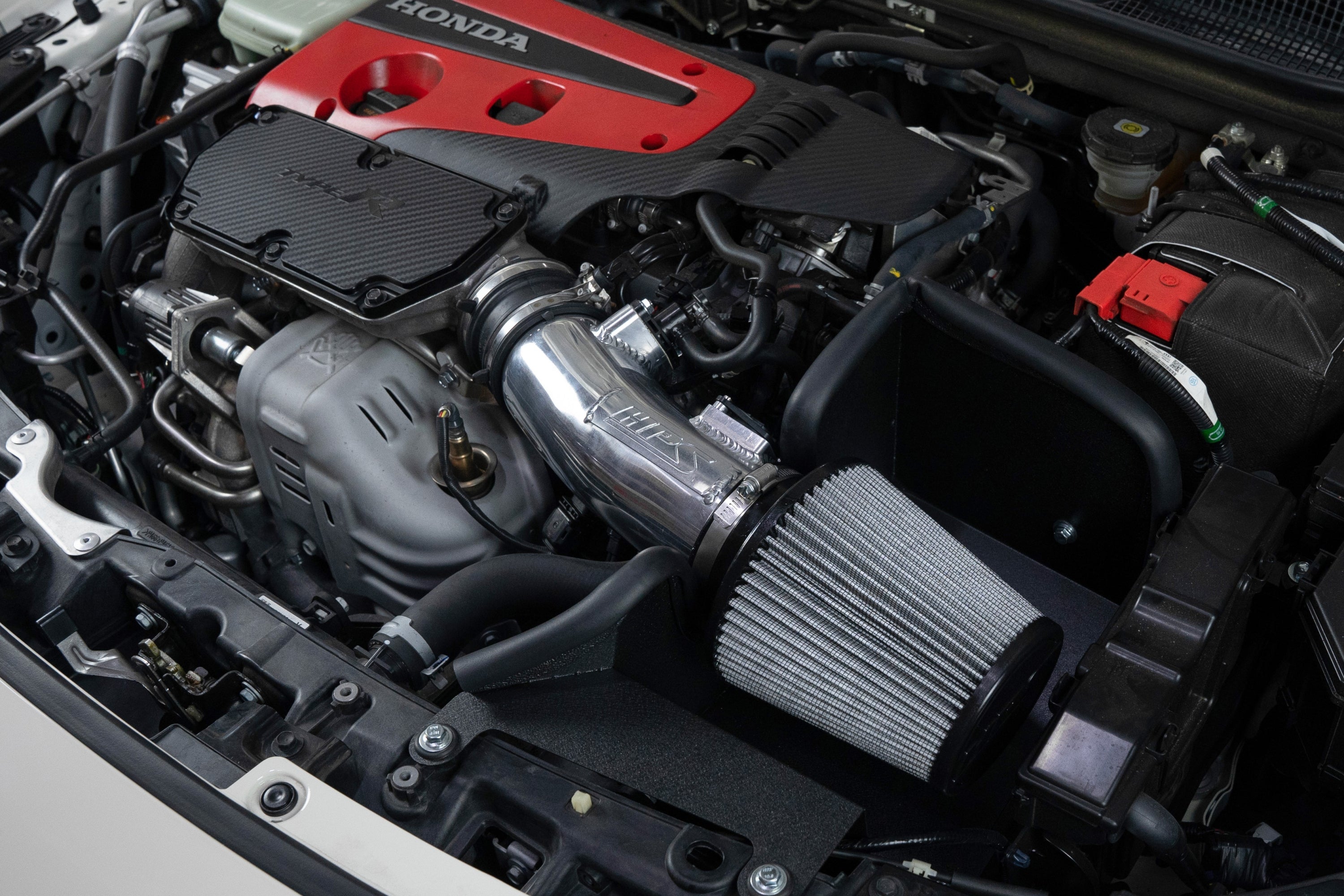 HPS Performance Air Intake Kit with Heat Shield (Polished) - Acura Integra Type S / Honda Civic Type R - (2024-2025 / 2023-2025)