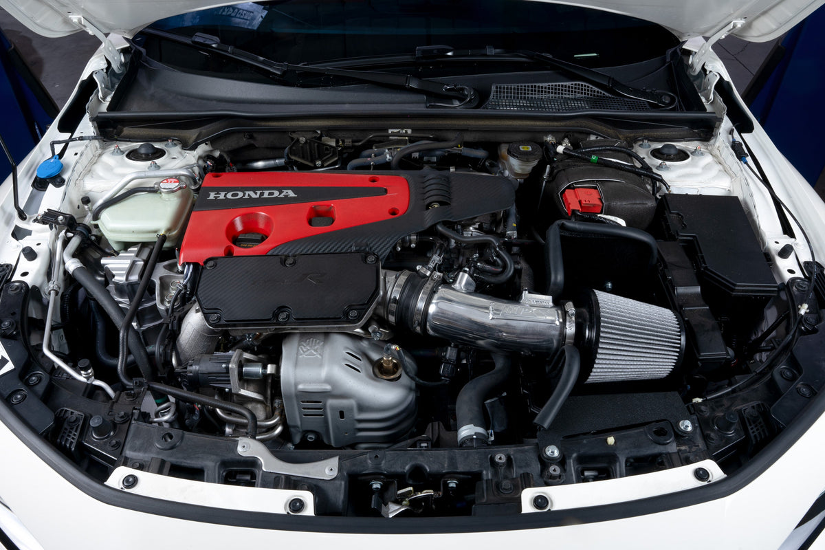 HPS Performance Air Intake Kit with Heat Shield (Polished) - Acura Integra Type S / Honda Civic Type R (2024-2025 / 2023-2025)