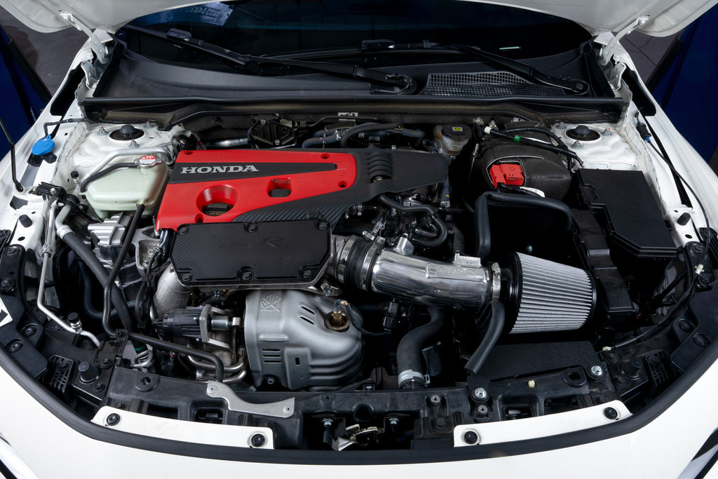 HPS Performance Air Intake Kit with Heat Shield (Polished) - Acura Integra Type S / Honda Civic Type R - (2024-2025 / 2023-2025)