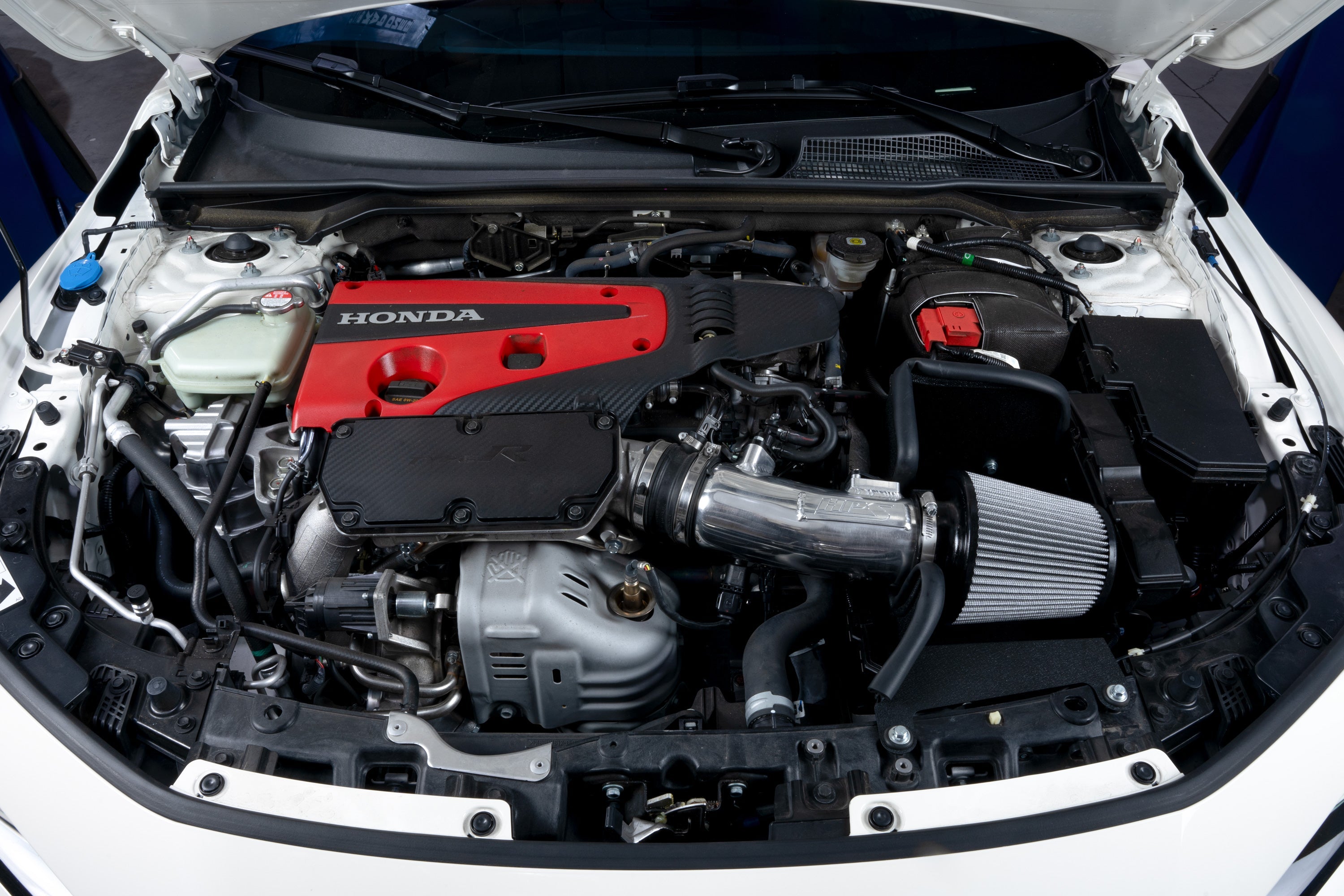 HPS Performance Air Intake Kit with Heat Shield (Polished) - Acura Integra Type S / Honda Civic Type R - (2024-2025 / 2023-2025)