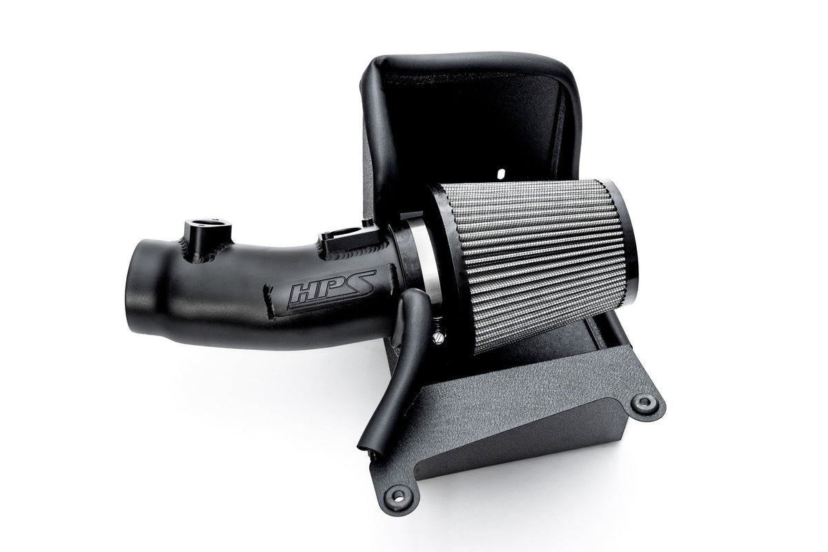 HPS Performance Air Intake Kit with Heat Shield Black 827-741WB