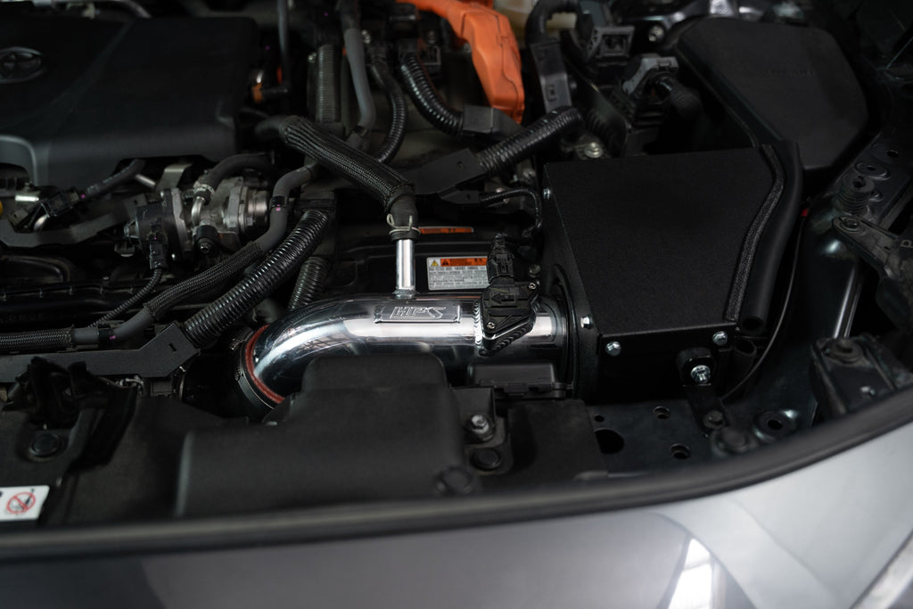 HPS Performance Air Intake Kit with Heat Shield, Polished, 827-768P