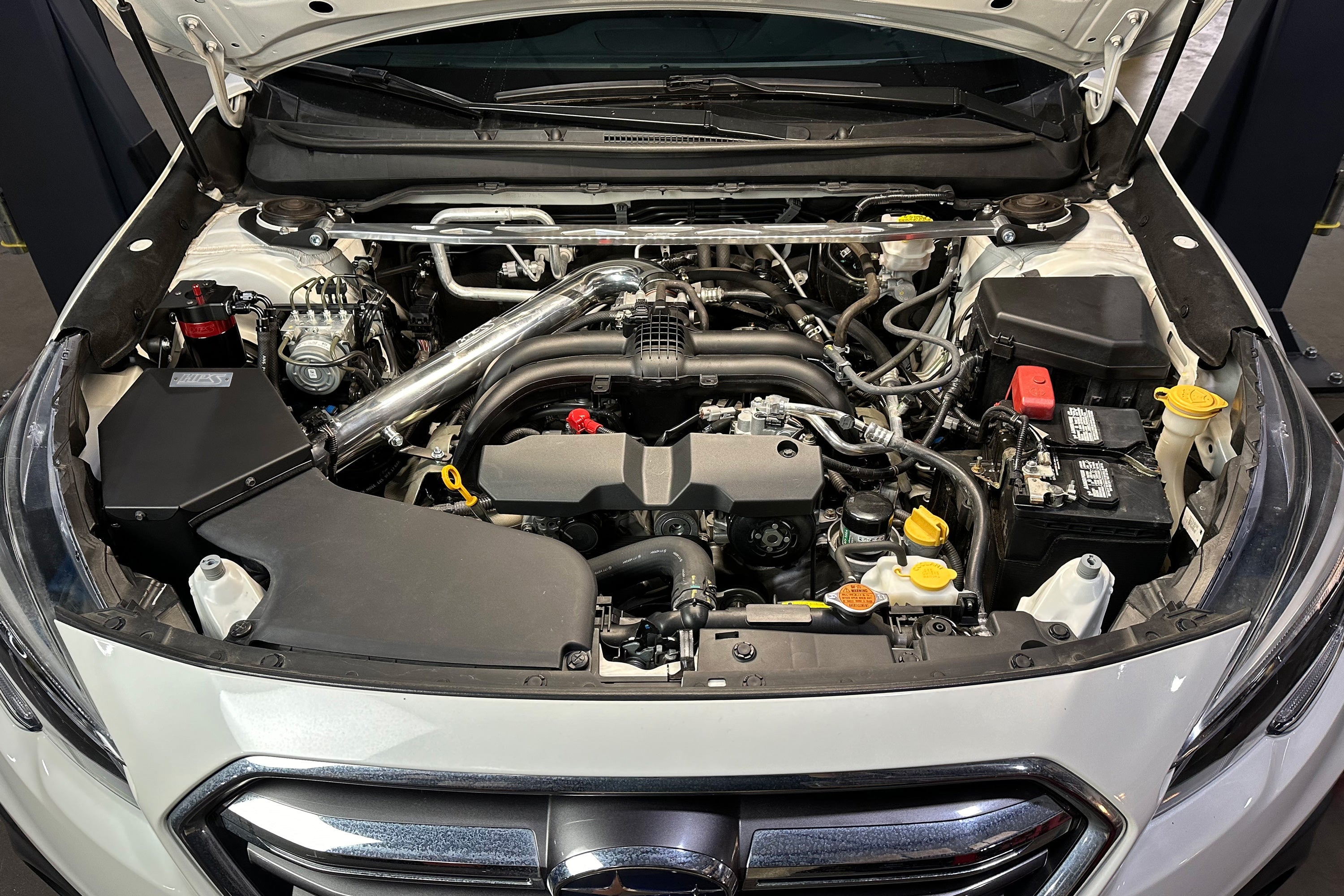 HPS Performance Air Intake Kit with Heat Shield (Polished) - Subaru Outback - (2015-2019)