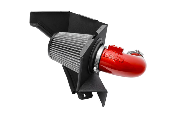 HPS Performance Air Intake Kit with Heat Shield, Red, 827-770R