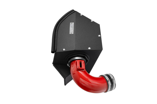 HPS Performance Air Intake Kit with Heat Shield, Red, 827-770R