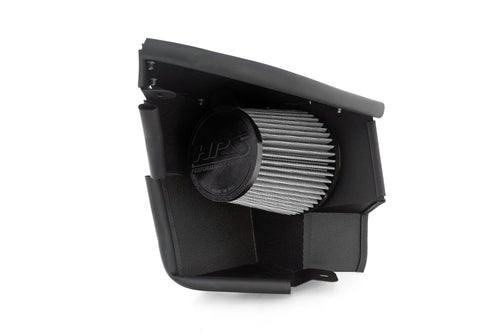 HPS Performance Air Intake Kit with Heat Shield, Blue, 827-770BL