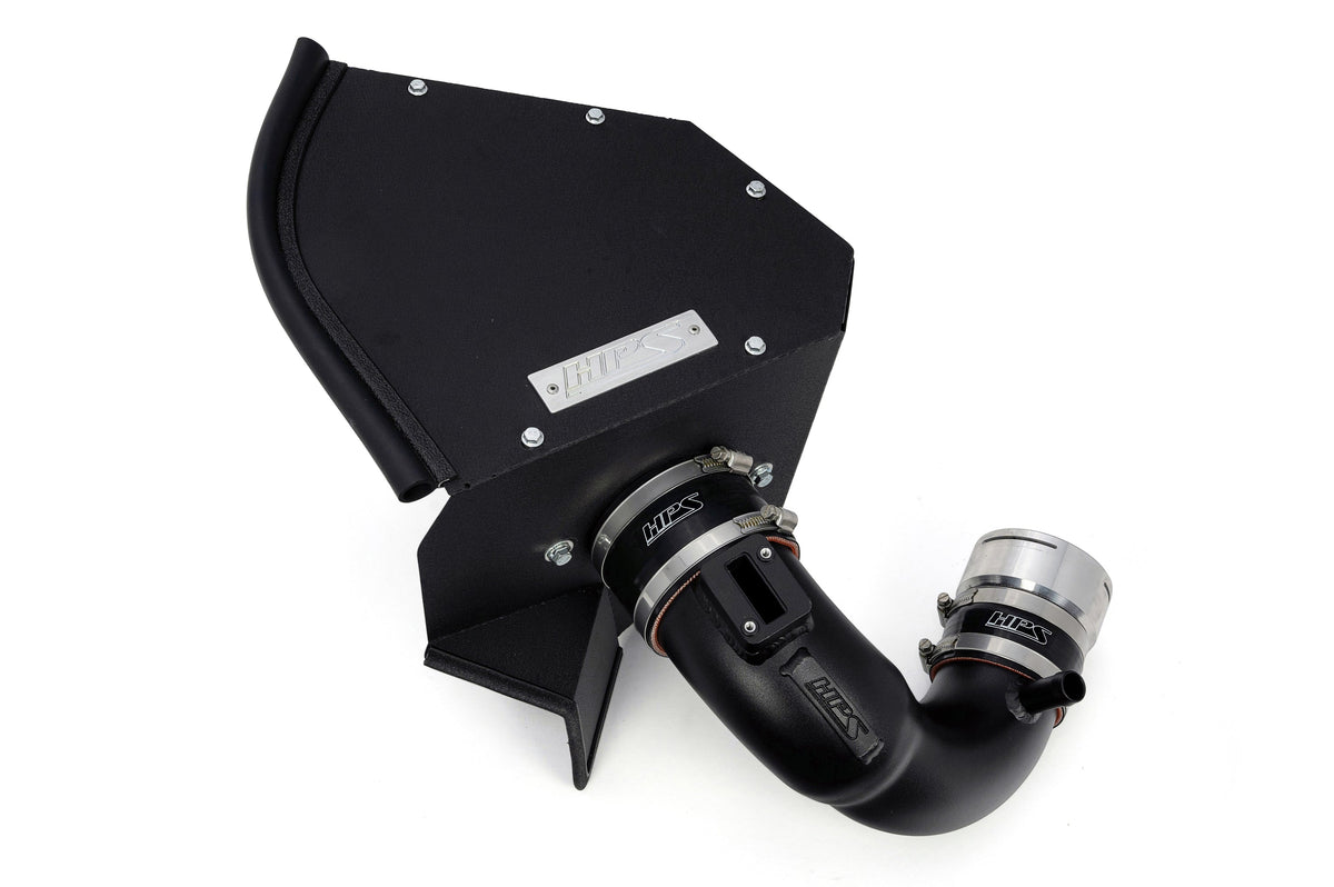 HPS Performance Air Intake Kit with Heat Shield Black 827-771WB