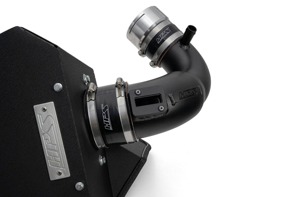HPS Performance Air Intake Kit with Heat Shield, Black, 827-771WB