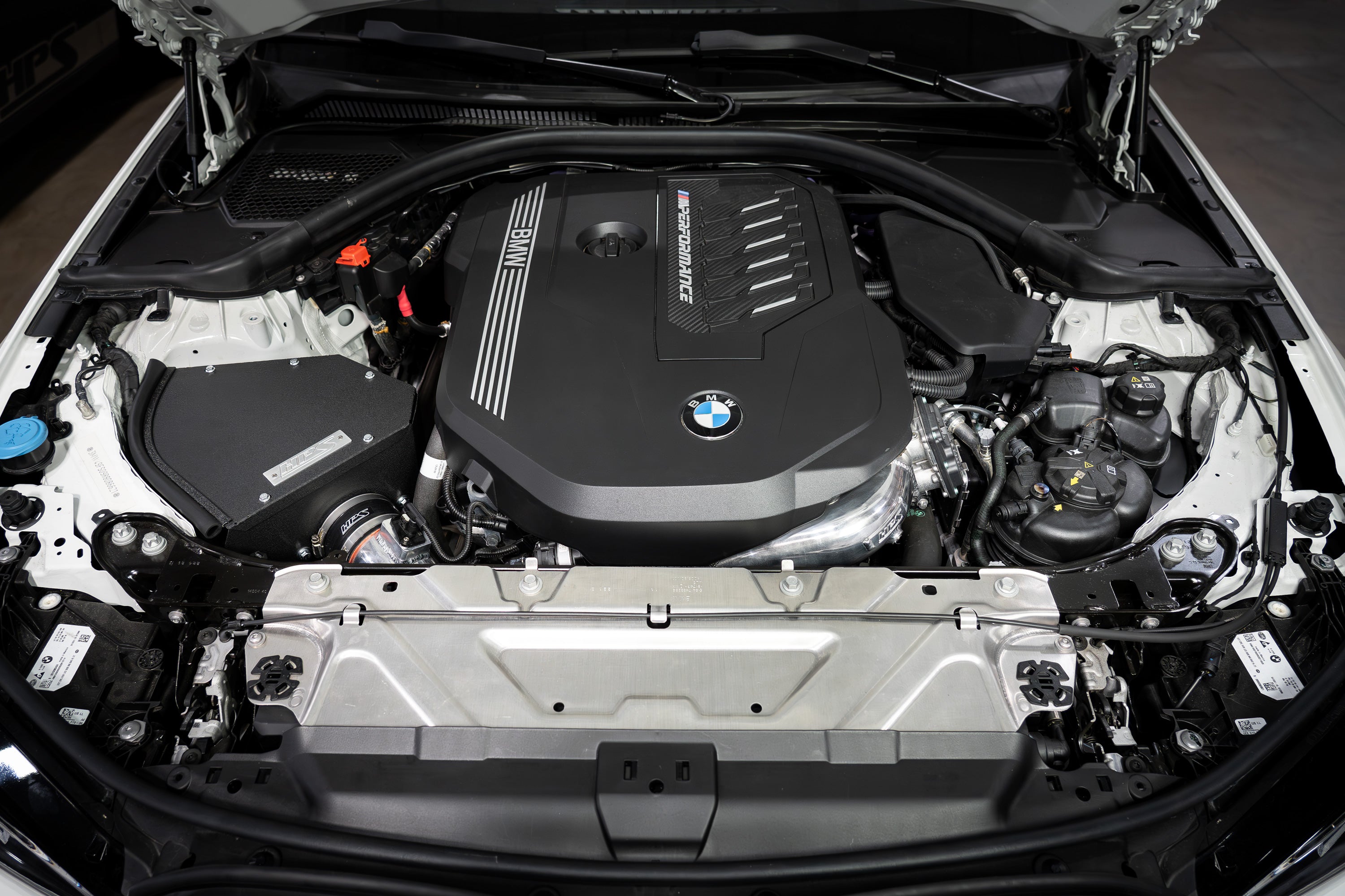 HPS Performance Air Intake Kit with Heat Shield (Black) - BMW M240i / M240i xDrive / M340i / M340i xDrive / M440i / M440i Gran Coupe / M440i xDrive / M440i xDrive Gran Coupe - (2020-2024)