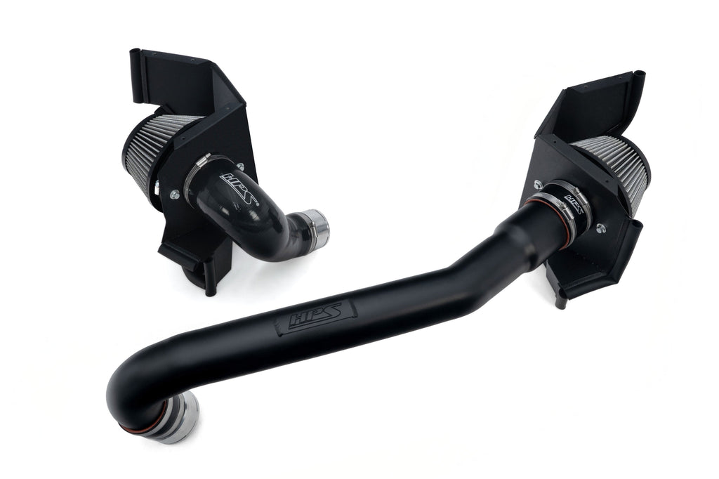 HPS Performance Air Intake Kit with Heat Shield, Black, 827-772WB