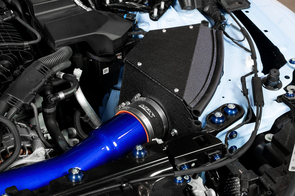 HPS Performance Air Intake Kit with Heat Shield, Red, 827-772R