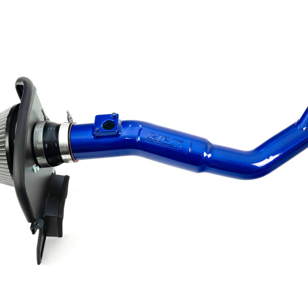 HPS Performance Air Intake Kit with Heat Shield Blue 827-777BL