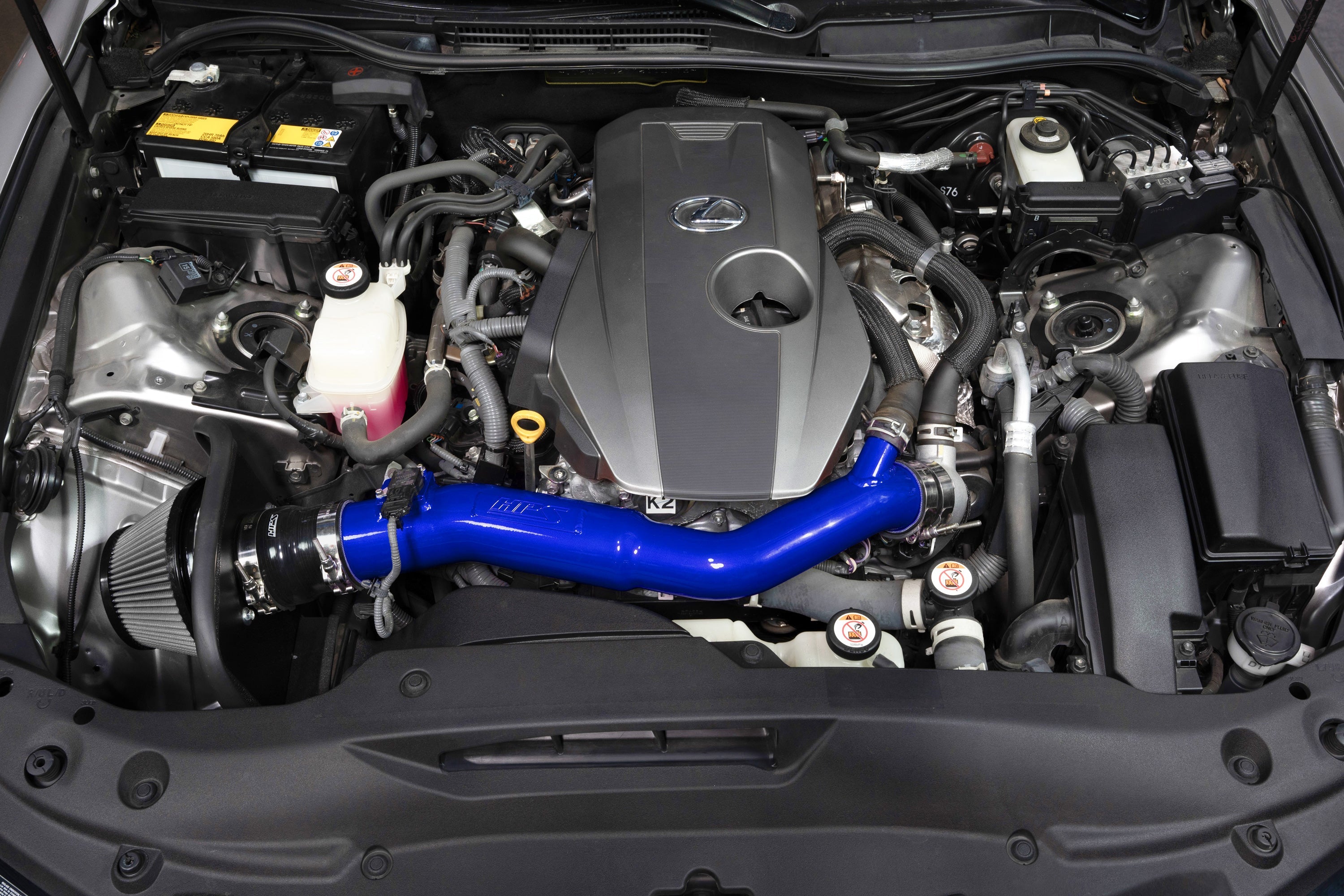 HPS Performance Air Intake Kit with Heat Shield (Blue) - Lexus IS300 - (2021-2025)