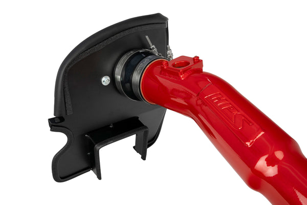 HPS Performance Air Intake Kit with Heat Shield, Red, 827-777R
