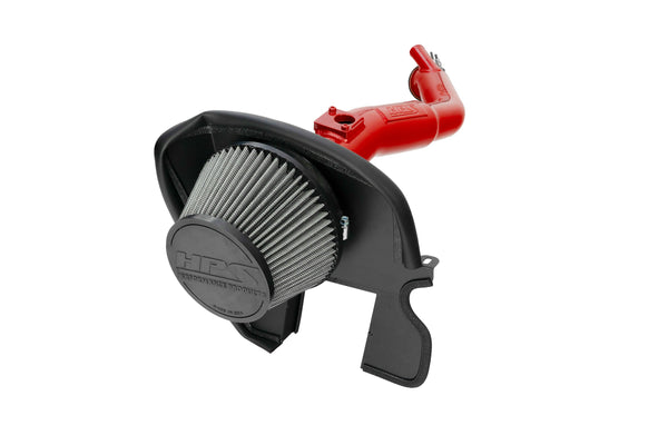 HPS Performance Air Intake Kit with Heat Shield, Red, 827-777R