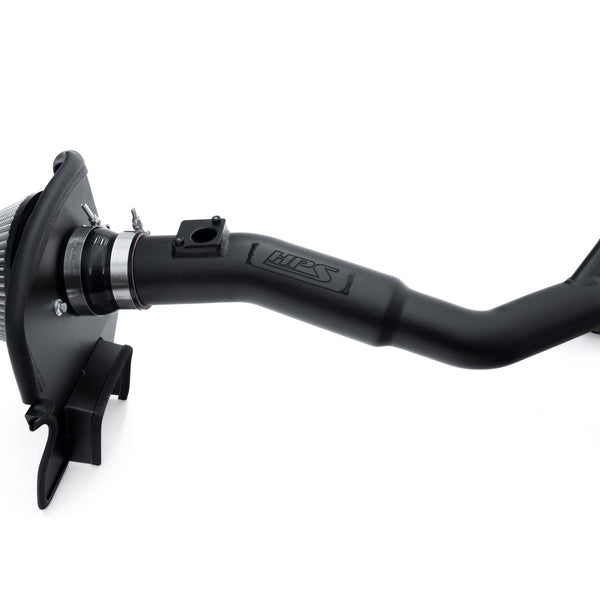 HPS Performance Air Intake Kit with Heat Shield Black 827-777WB