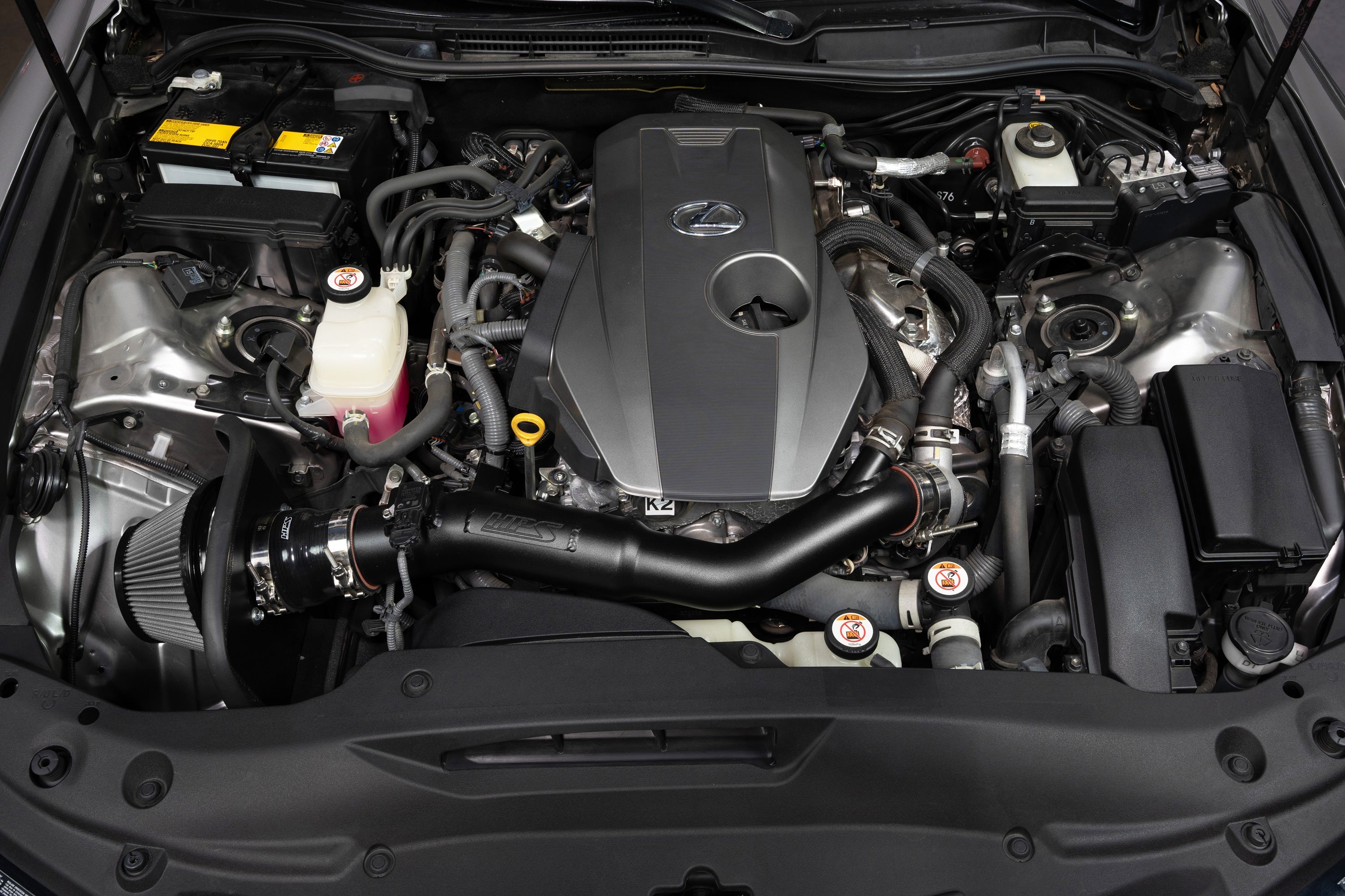 HPS Performance Air Intake Kit with Heat Shield (Black) - Lexus IS300 - (2021-2025)