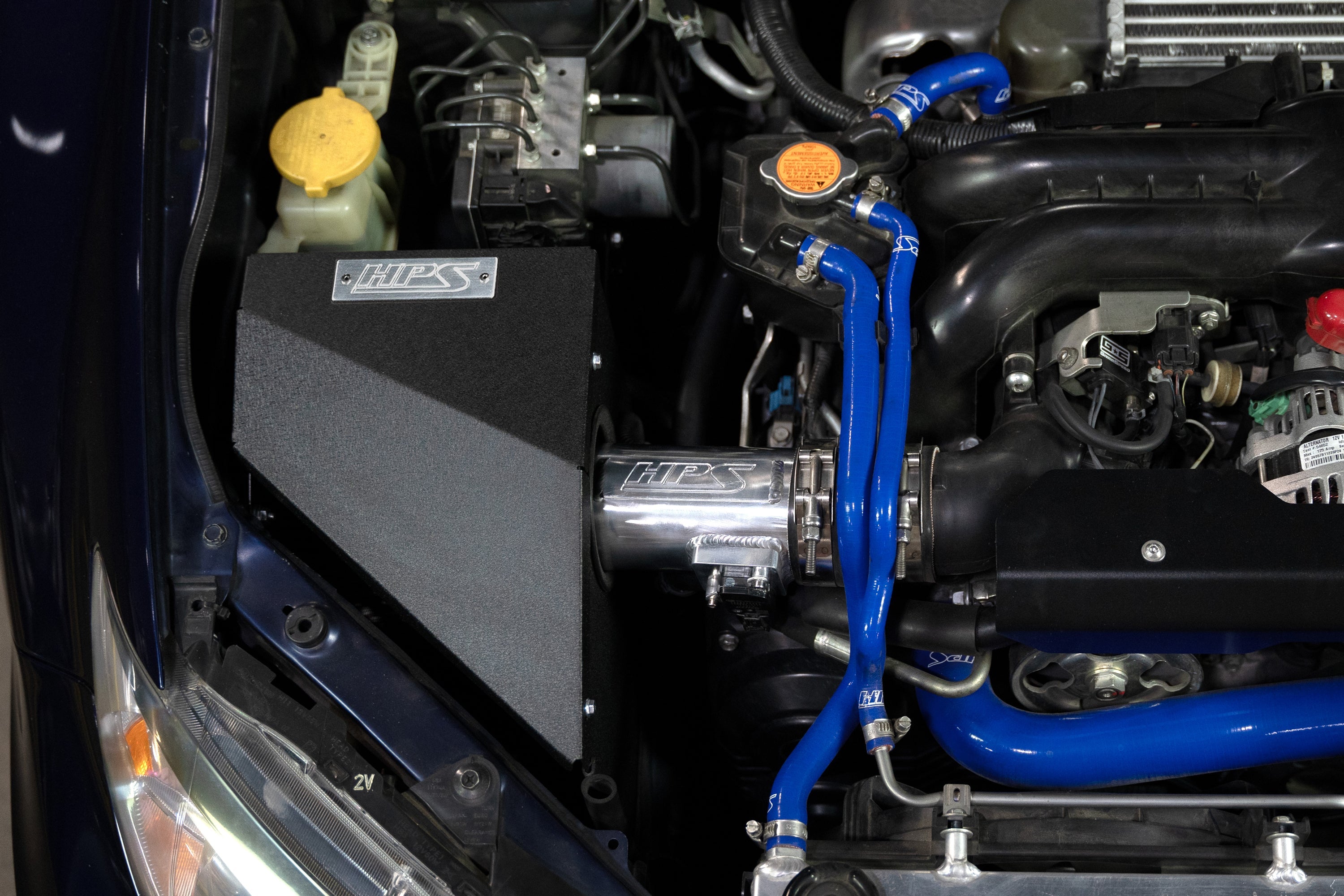 HPS Performance Air Intake Kit with Heat Shield (Polished) - Subaru WRX / Subaru WRX STI / Subaru Impreza 2.5 GT - (2008-2014 / 2008-2014 / 2009-2010)