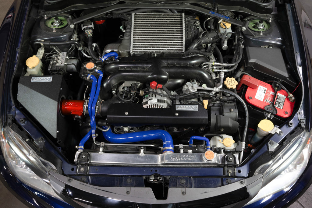 HPS Performance Air Intake Kit with Heat Shield (Red) - Subaru WRX / Subaru WRX STI / Subaru Impreza 2.5 GT - (2008-2014 / 2008-2014 / 2009-2010)