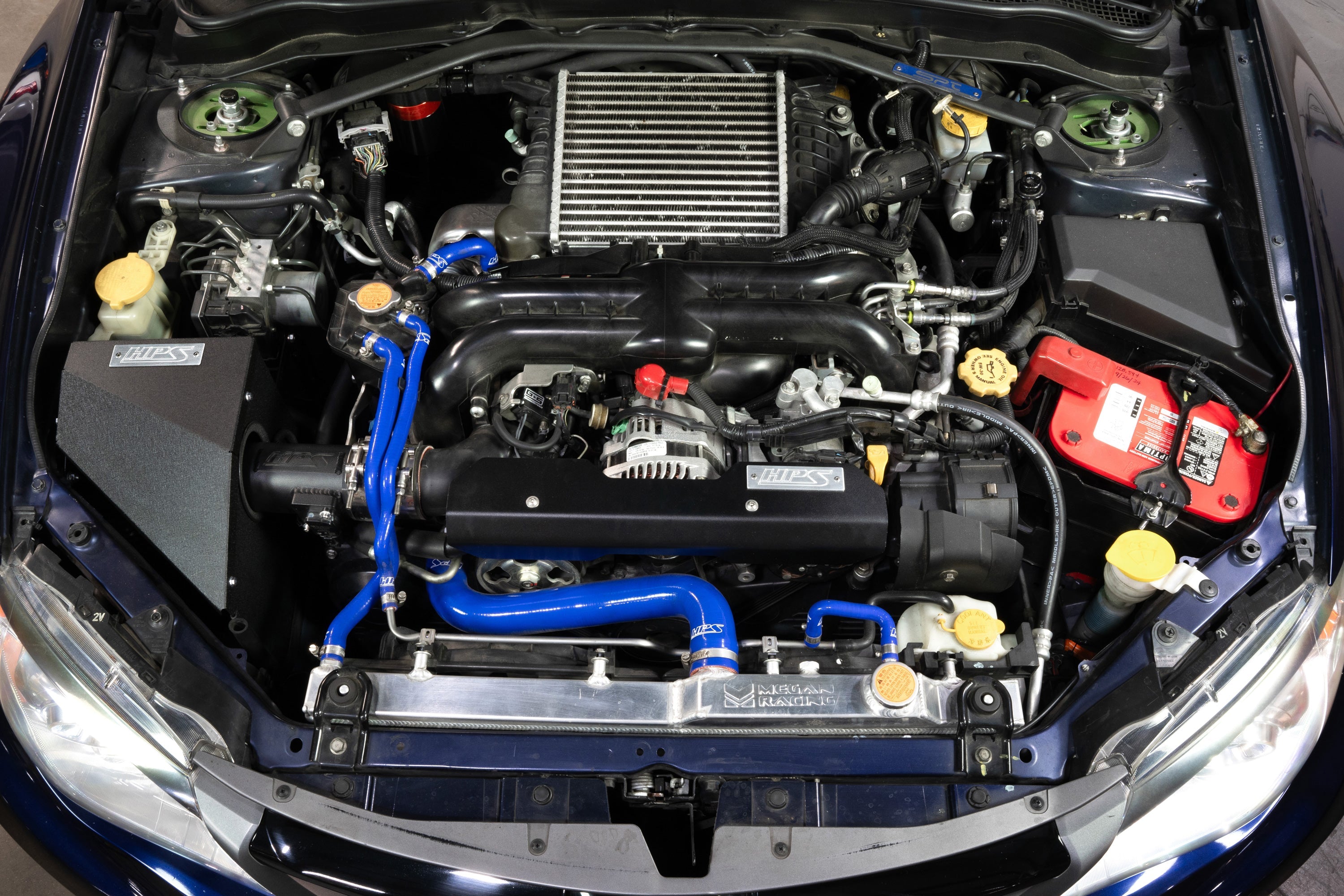 HPS Performance Air Intake Kit with Heat Shield (Black) - Subaru WRX / Subaru WRX STI / Subaru Impreza 2.5 GT - (2008-2014 / 2008-2014 / 2009-2010)