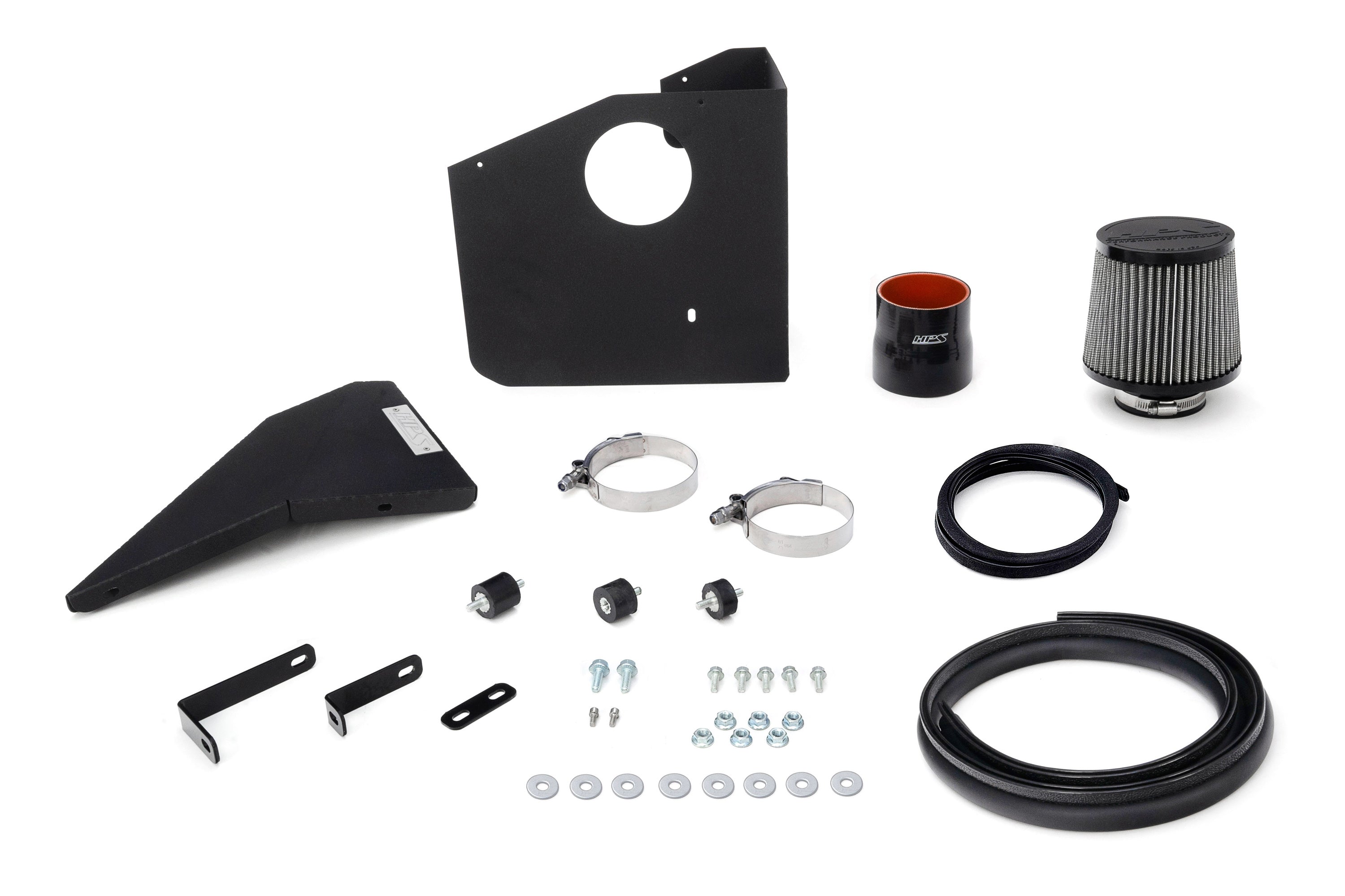 HPS Performance Air Intake Kit with Heat Shield (Black) - Subaru WRX / Subaru WRX STI / Subaru Impreza 2.5 GT - (2008-2014 / 2008-2014 / 2009-2010)