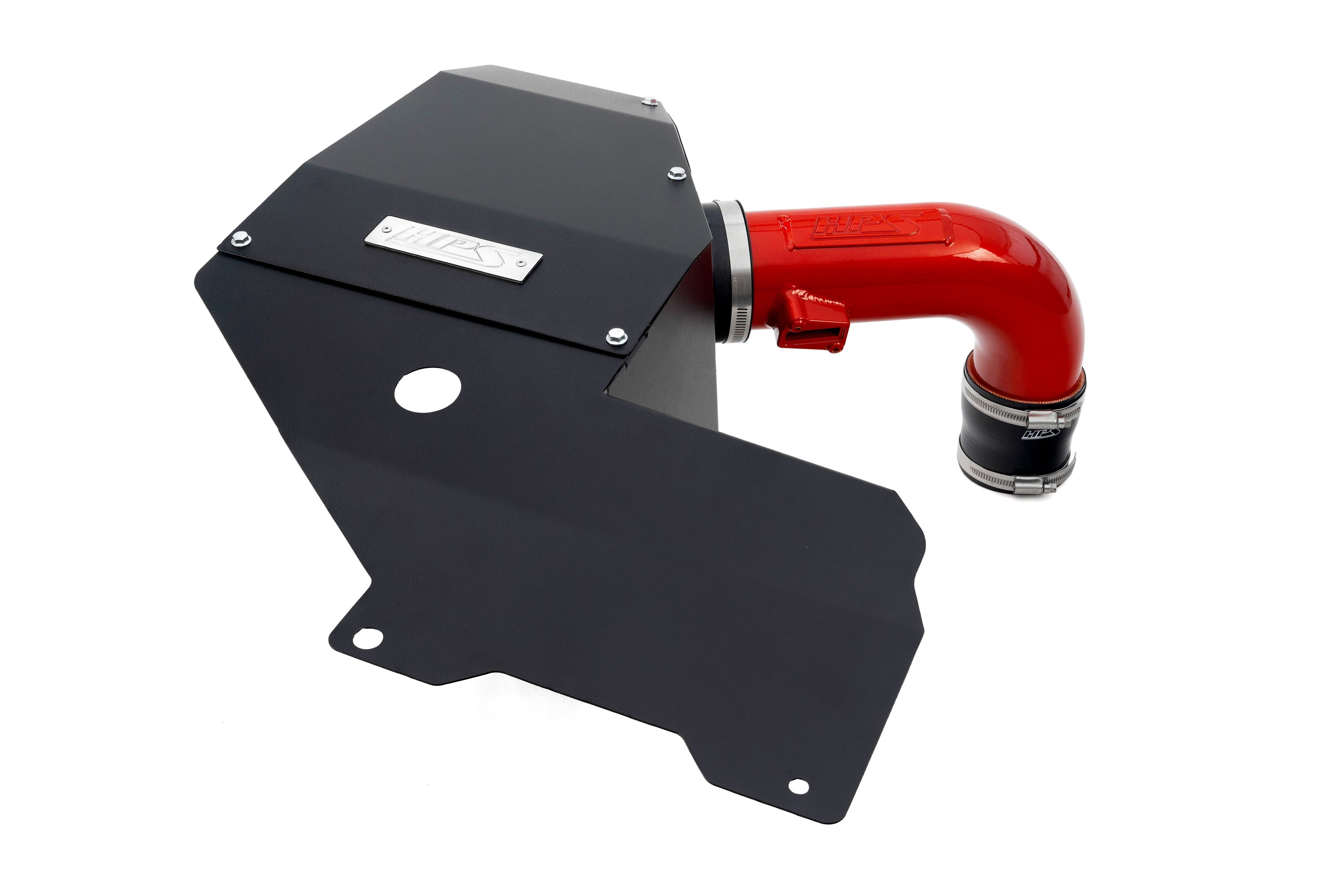 HPS Performance Air Intake Kit with Heat Shield Red 827-779R