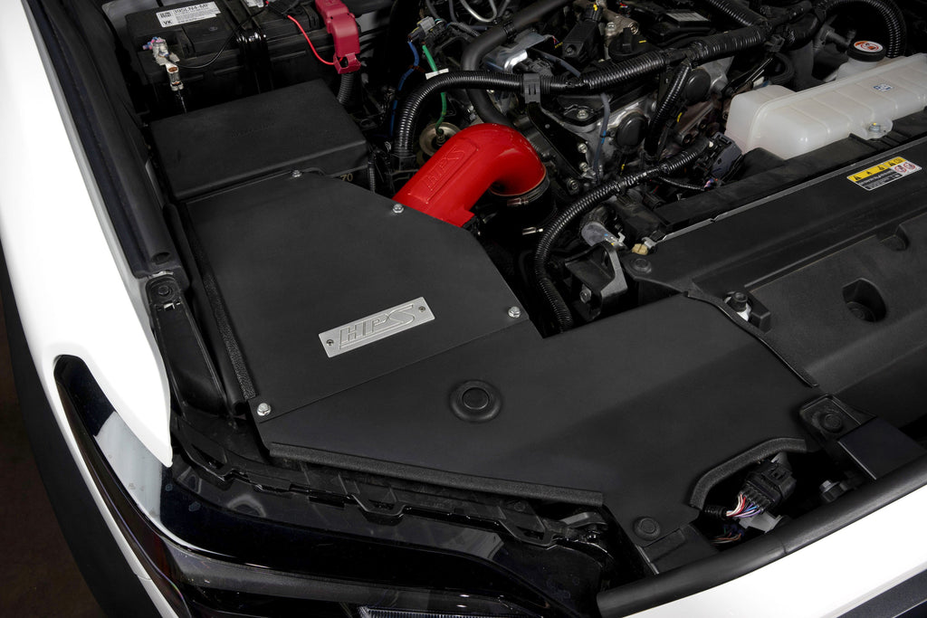 HPS Performance Air Intake Kit with Heat Shield (Red) - Toyota Tacoma - (2024-2025)