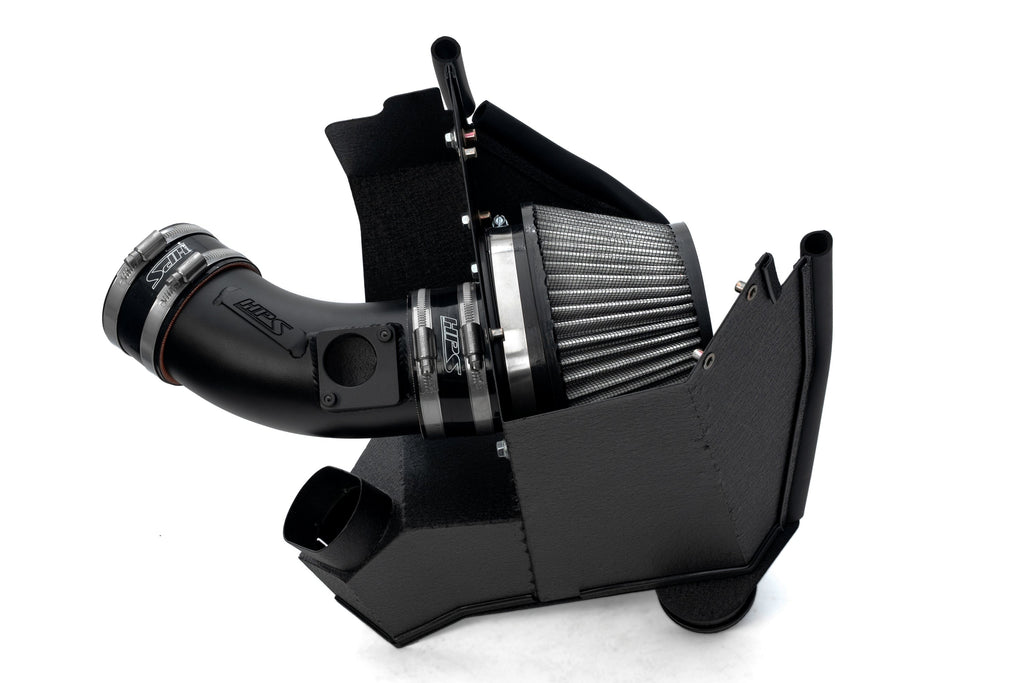 HPS Performance Air Intake Kit with Heat Shield, Black, 827-783WB