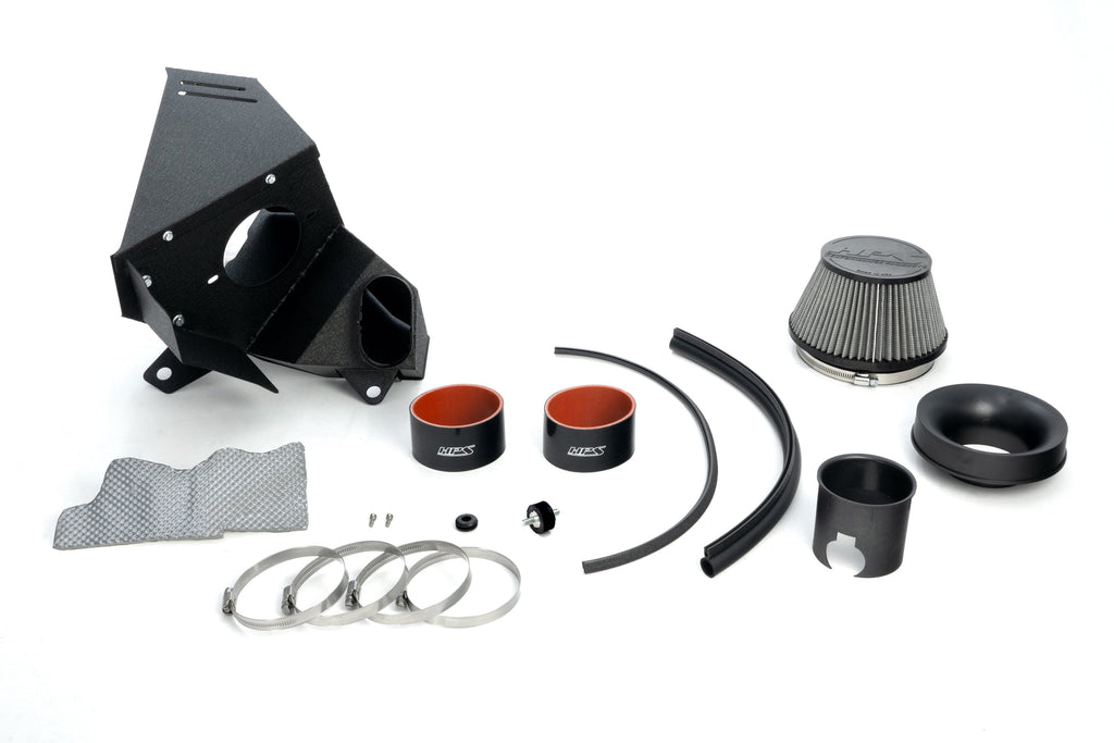 HPS Performance Air Intake Kit with Heat Shield, Black, 827-783WB