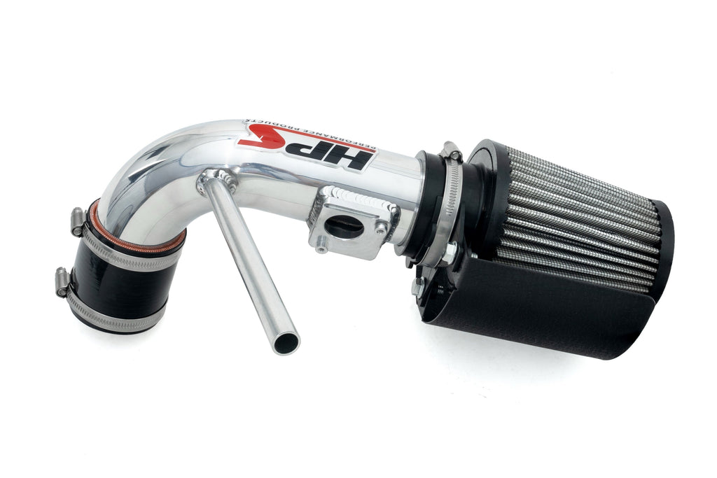 HPS Performance Air Intake Kit with Heat Shield, Polished, 827-784P