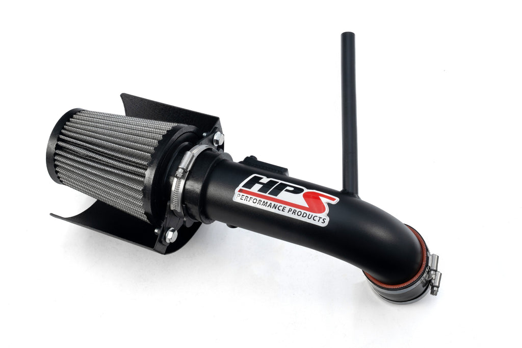 HPS Performance Air Intake Kit with Heat Shield Red 827-784WB