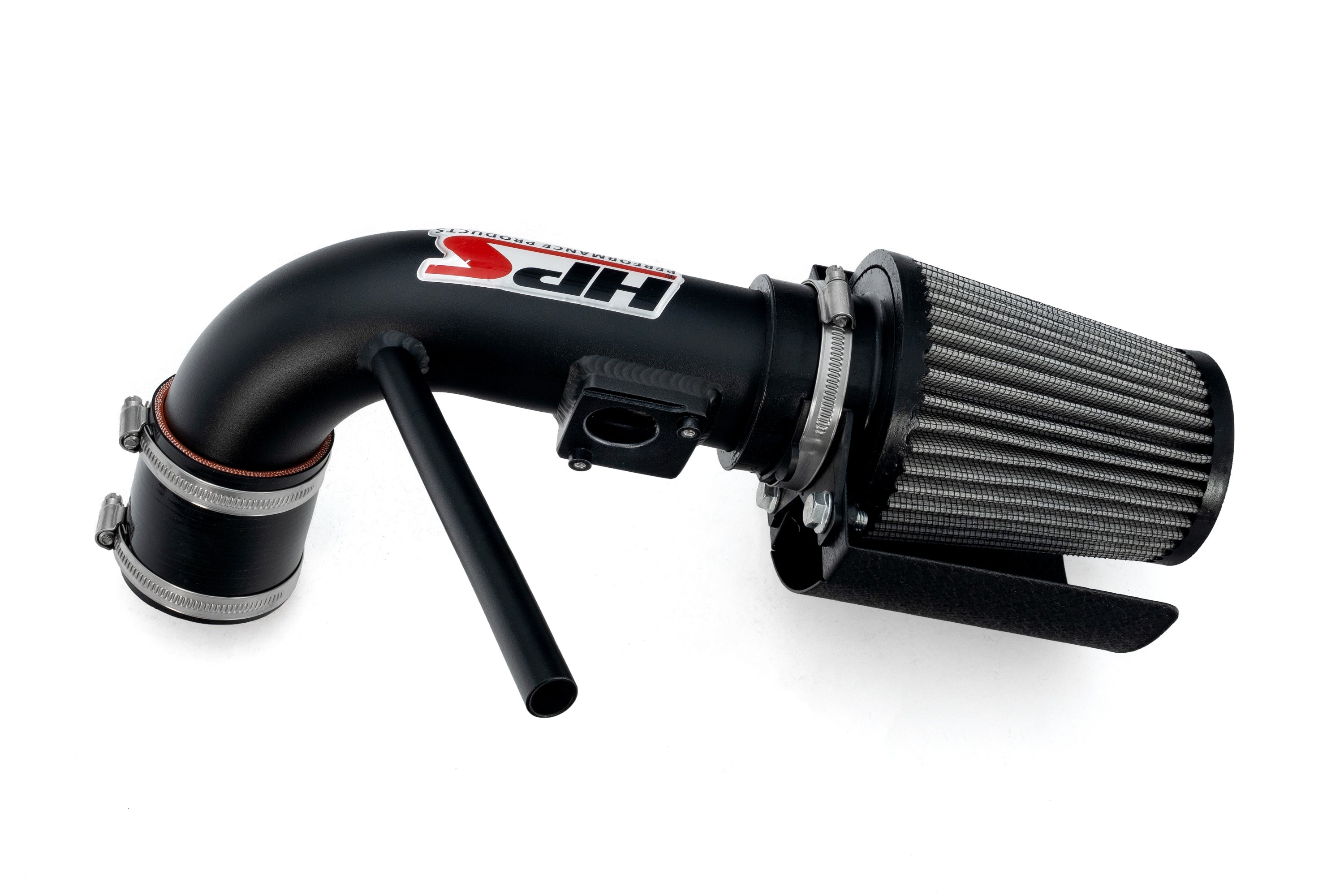 HPS Performance Air Intake Kit with Heat Shield, Red, 827-784WB