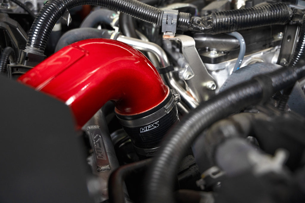 HPS Performance Air Intake Kit with Heat Shield, Black, 827-786WB