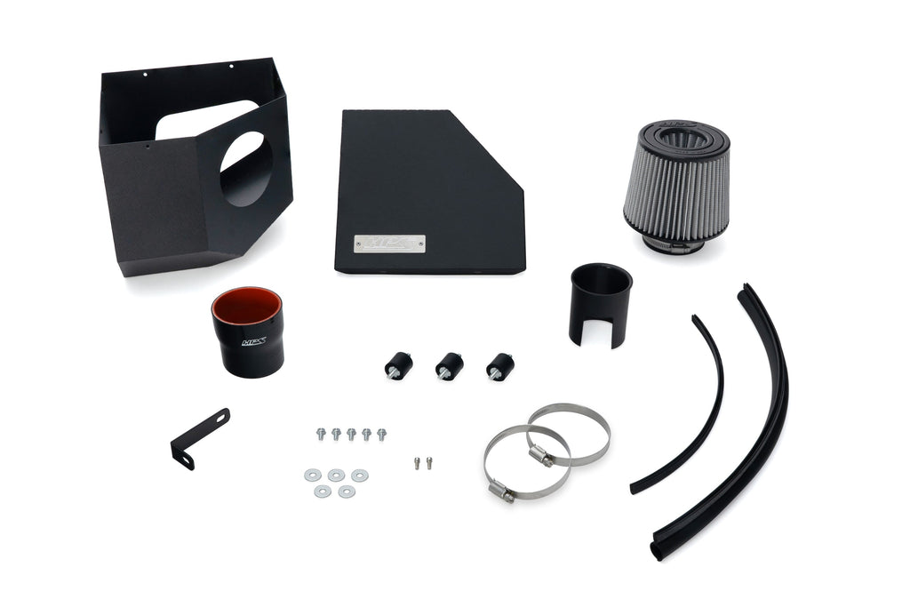 HPS Performance Air Intake Kit with Heat Shield, Black, 827-786WB