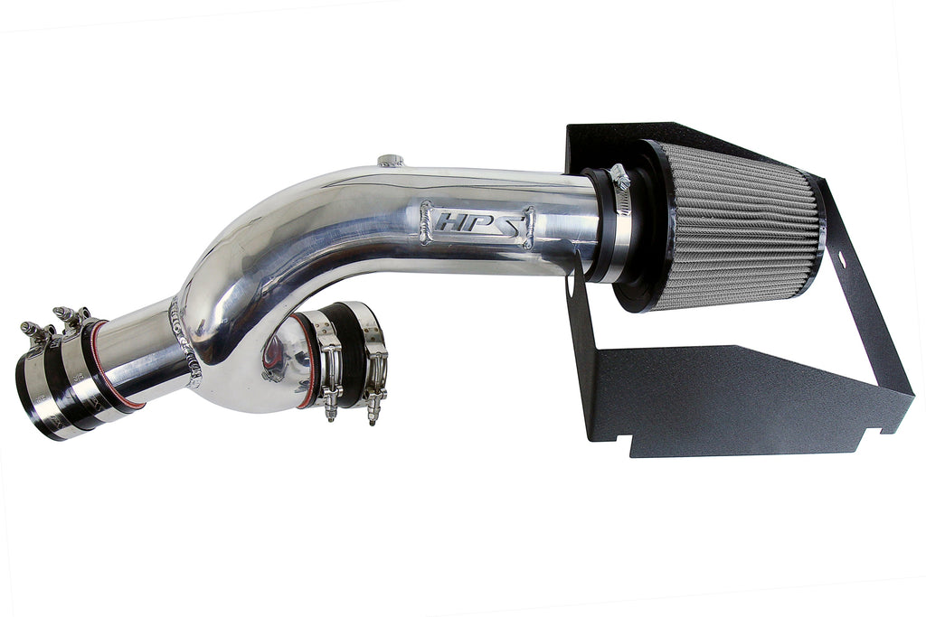 HPS Performance Air Intake Kit with Heat Shield Polished 827-787P