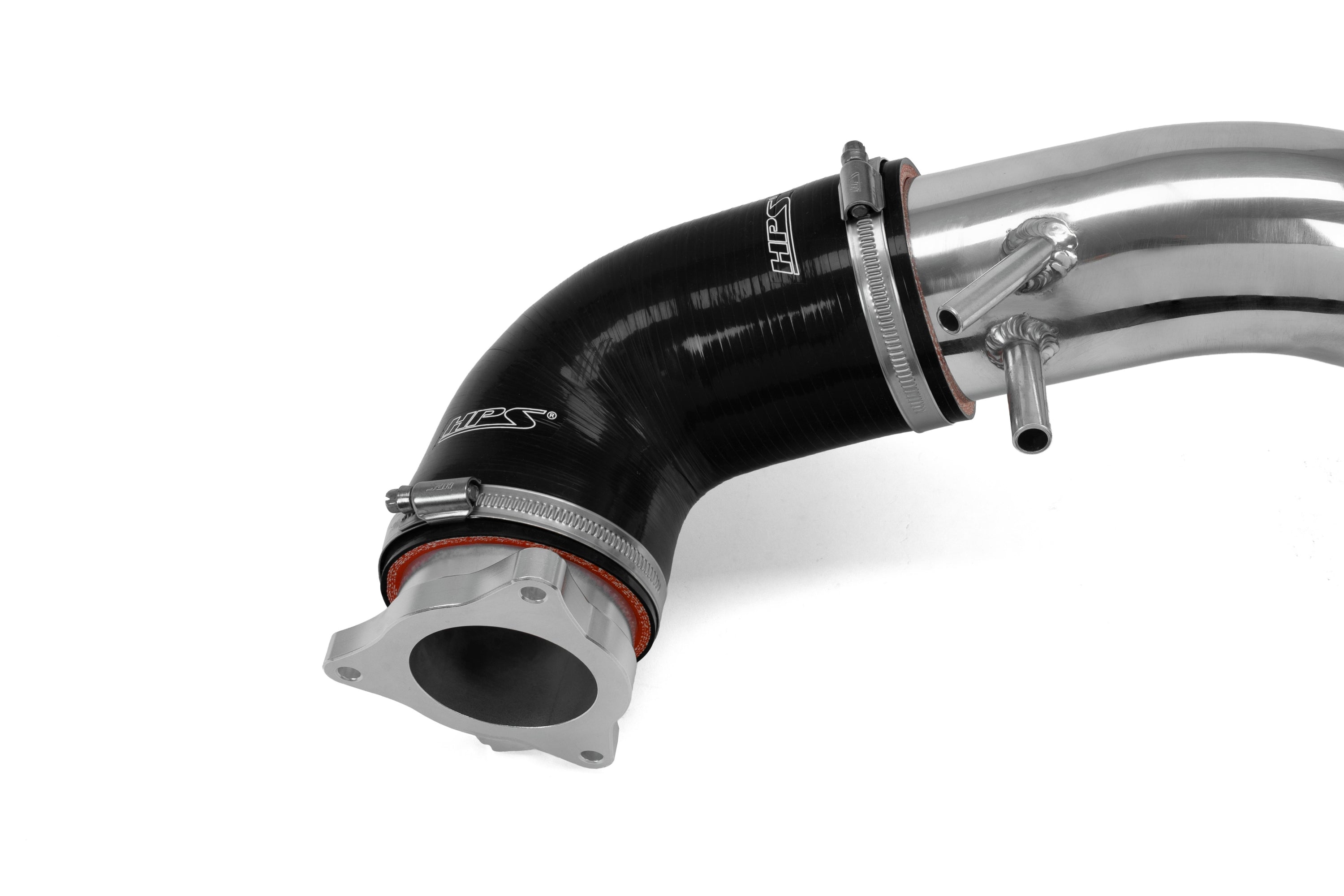 HPS Performance Polished Air Intake Kit with Heat shield and Turbo Inlet, 827-797P