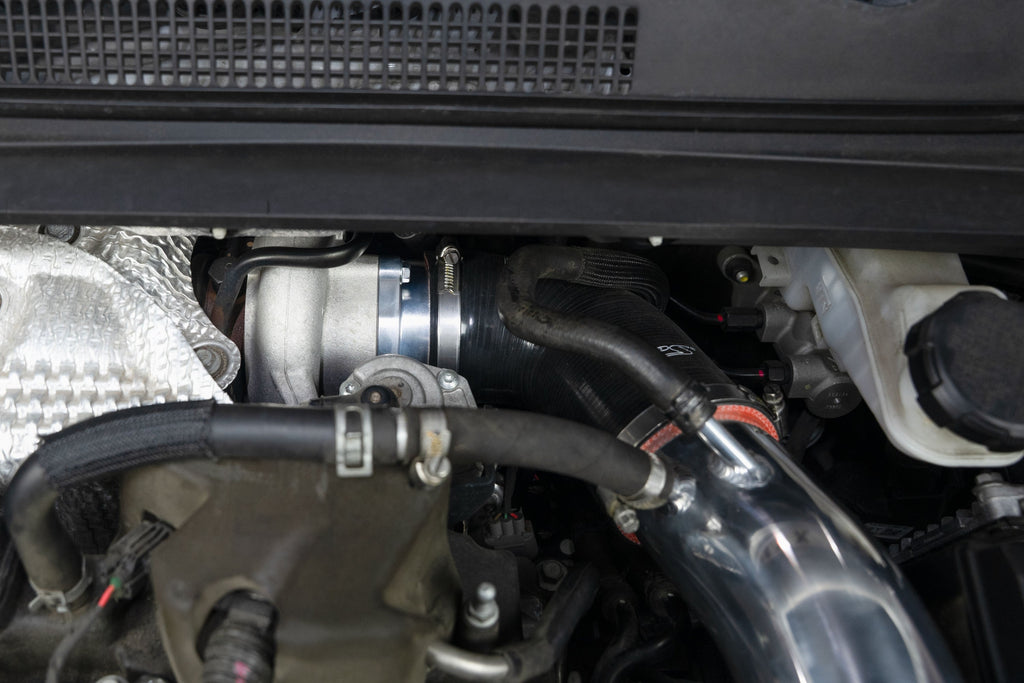 HPS Performance Black Air Intake Kit with Heat shield and Turbo Inlet, 827-797WB