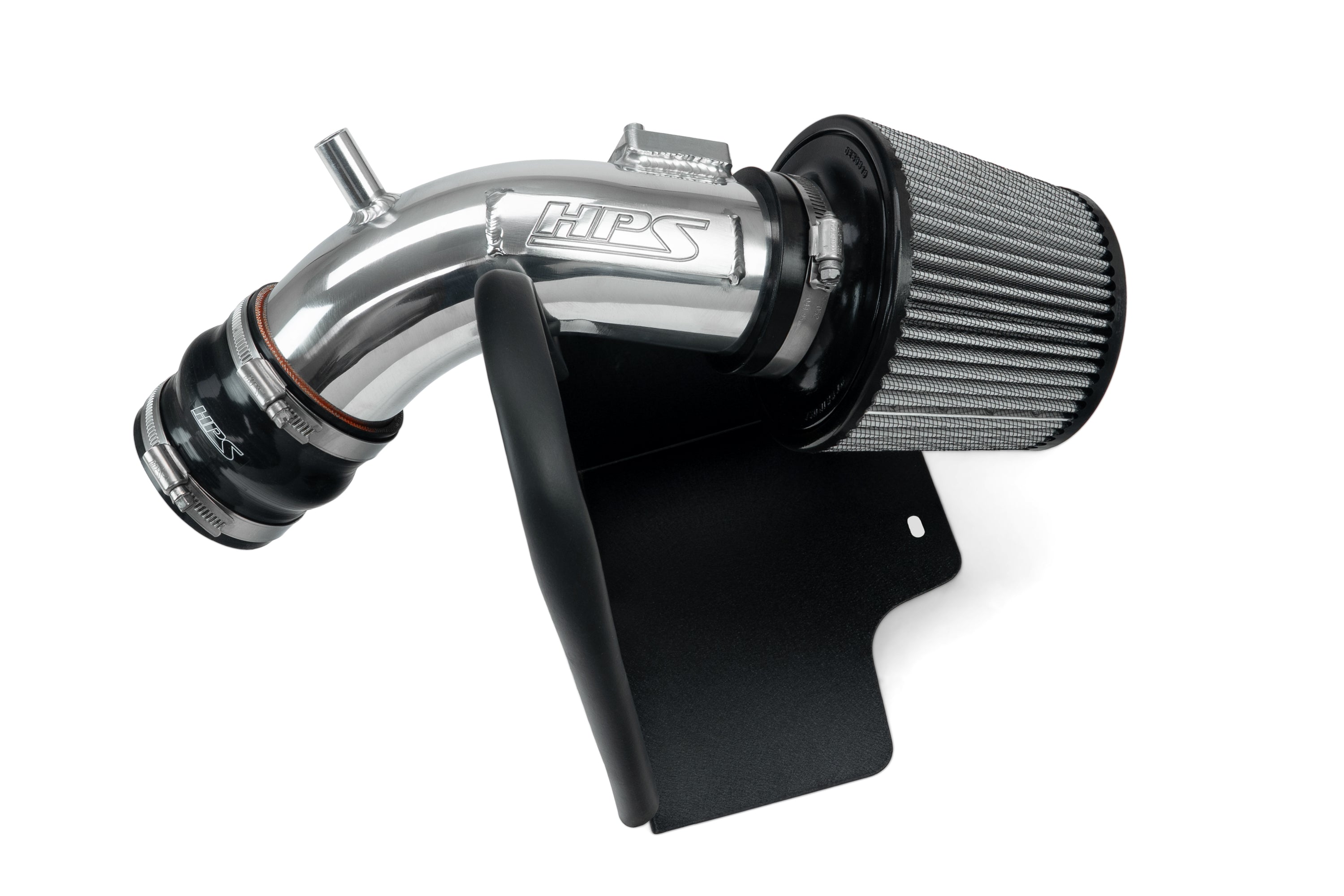 HPS Performance Air Intake Kit with Heat shield Polished 827-798P