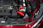 HPS Performance Air Intake Kit with Heat shield, Red, 827-798R
