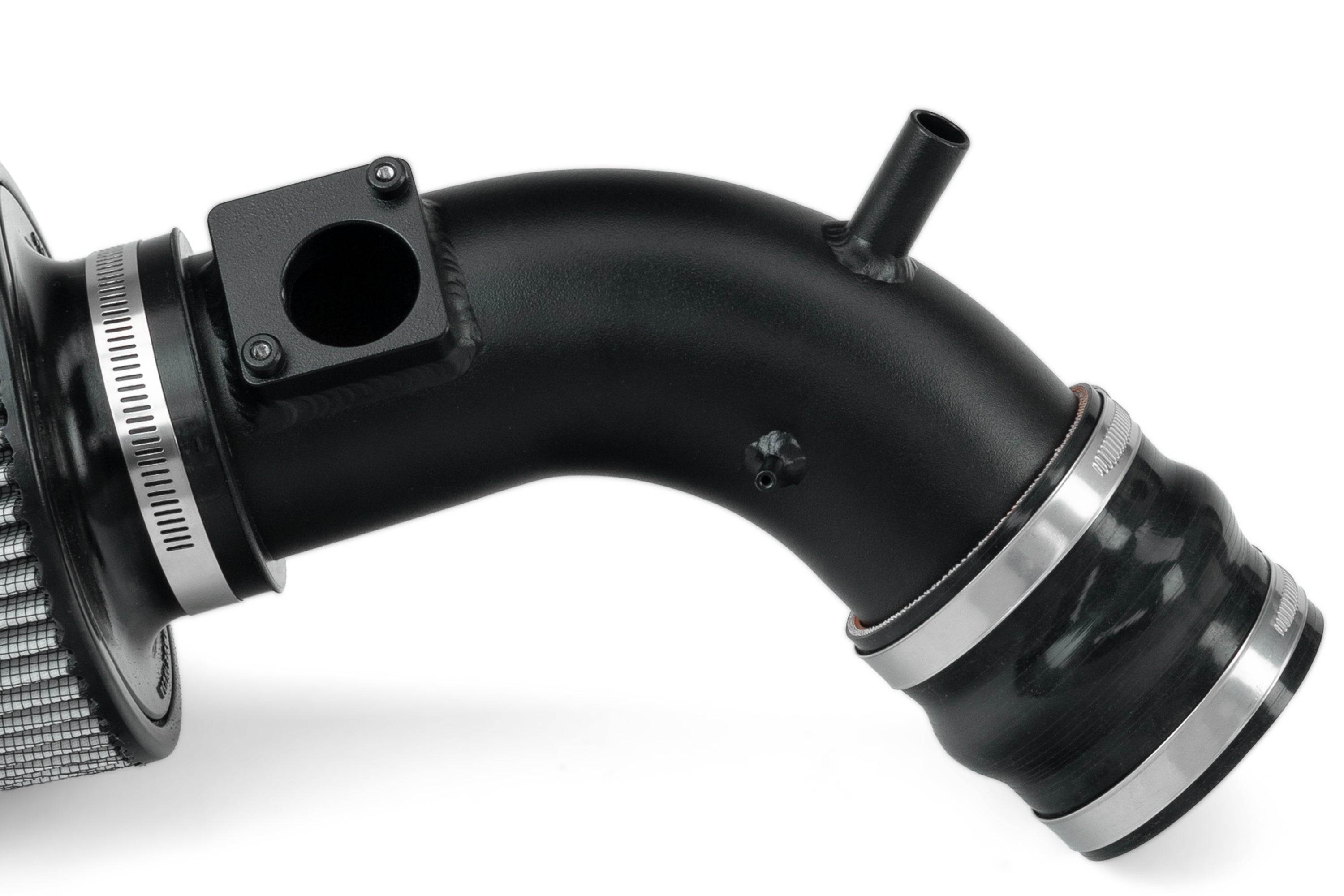 HPS Performance Air Intake Kit with Heat shield, Black, 827-798WB